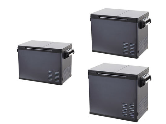 Φορητό ψυγείο αυτοκινήτου 30L/40L/50L με διπλό έλεγχο θερμοκρασίας και συμπιεστή 45W