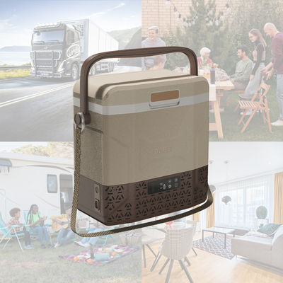 Ψυγείο για κάμπινγκ αυτοκινήτου 12V συνεχούς ρεύματος με ζώνη ώμου και χειριστή