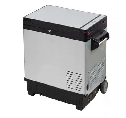 Εξωτερικός ψυγείο με τροχούς DC 12V/24V AC 100V-240V φορητό ψυγείο συμπίεσης