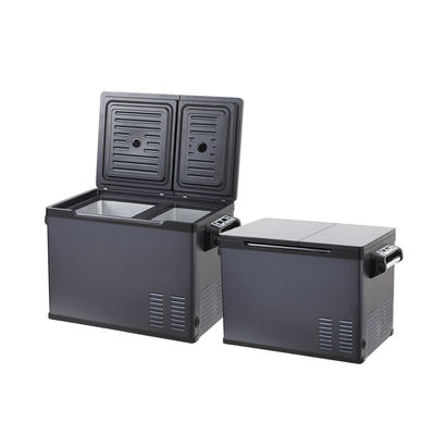 16 Kgs Διπλό έλεγχο 30L DC12V 24V Αυτοκινητό ψυγείο ψυγείο Ηλιακό πάνελ τροφοδοτείται για κάμπινγκ
