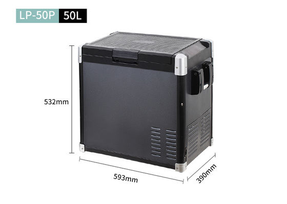 Ψυγείο λειτουργίας ψύξης 12V φορητό 50L ηλιακό ψυγείο για κάμπινγκ φορτηγό RV σκάφος