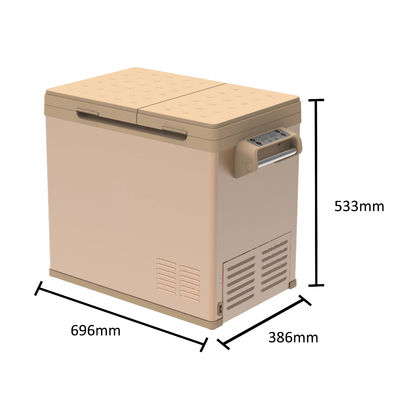 Ιδιωτικό μούχλα Ναι 55YD Amazon AC DC Φορητό συμπιεστή Αμαξοφόρο ψυγείο ψυγείο με σχεδιασμό APP