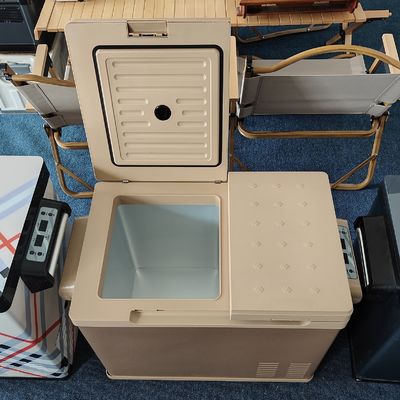 Leapcool DC Προαιρετική μπαταρία 12V Καμπινγκ Διπλή Ζώνη Φορητό ψυγείο Συμπυκνωτήριος Αμαξιού ψυγείο