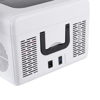 Συσκευή αυτοκινήτου 15L 12V DC Φορητή ηλιακή ενέργεια Auto Cooler Freezer για ταξίδι / κάμπινγκ